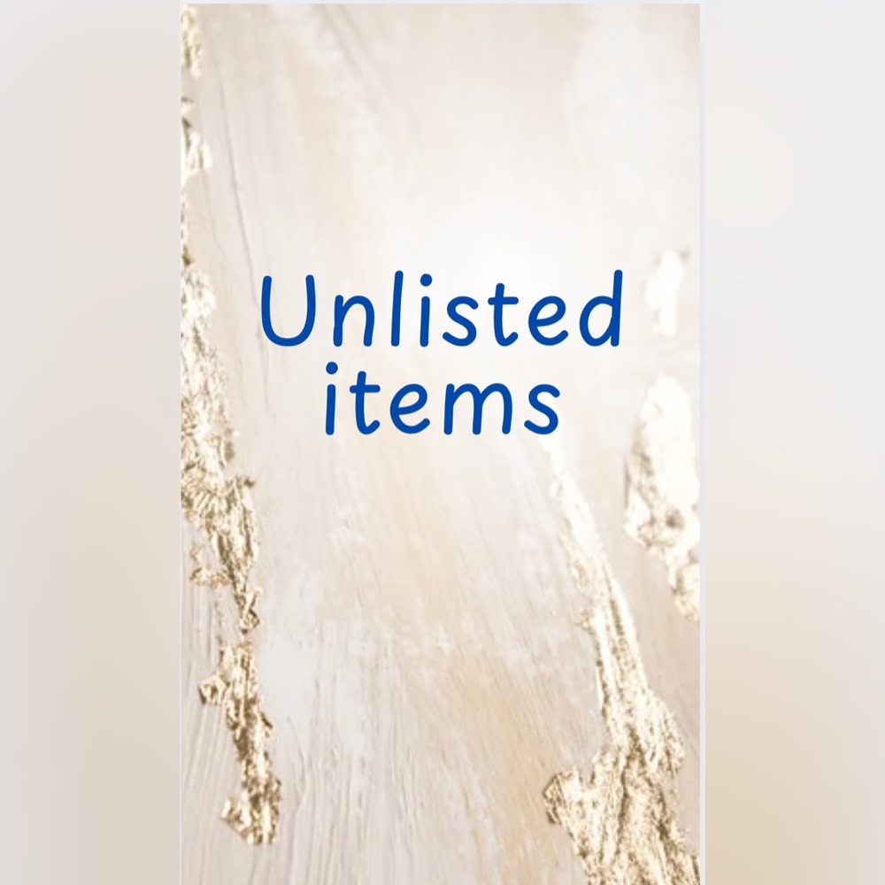 Unlisted Items Poster